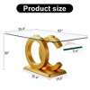 NicBex Dining Table 63" Modern Minimalist Rectangular Dining Table with MDF OC-Shaped Bracket - 2 of 4