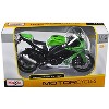 2010 Kawasaki Ninja ZX-10R Green 1/12 Diecast Motorcycle Model by Maisto - 3 of 3