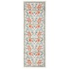 Floral Print Area Rugs Washable Vintage Accent Carpet, Non-Slip Oriental Floor Cover - 4 of 4