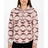 Ladies' Printed Aztec Plush Fleece Pullover - 3 of 4