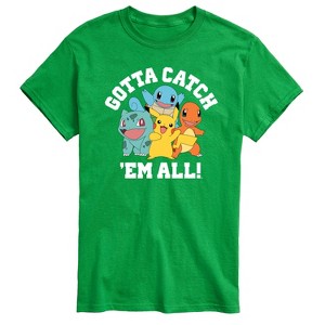Men's - Pokémon - Gotta Catch 'Em All Group Short Sleeve Graphic T-Shirt - 1 of 4