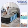 Queen/Full XL Size Air Mattress with Headboard, 18 inch Inflatable with Pillow, Blow Up Mattress with Removable Electric Pump - 3 of 4