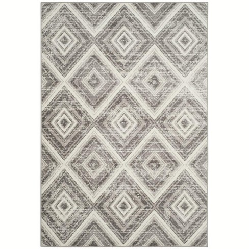 Skyler Sky120 Power Loomed Indoor Area Rug - Grey/ivory - 5'1