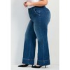 Avenue Women's Plus Size Kira Wide Leg Jean - 4 of 4