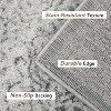 Vintage Rug Grey Premium Fuzzy Low Pile Soft Non Shedding Oriental Accent Carpet Stain Resistant Floor Cover for Living Room Bedroom - 3 of 4