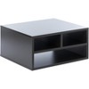 Basicwise Printer Stand Shelf Wood Office Desktop Compartment Organizer - 4 of 4