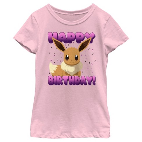 Pokémon - Happy Eevee Cute - Youth Short Sleeve Graphic T- Shirt