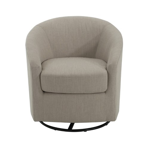 GDFStudio Edmond Modern Indoor Fabric Swivel Gliding Chair - image 1 of 4