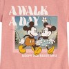 Girls' - Disney - A Walk A Day Fitted Short Sleeve Graphic T-Shirt - 2 of 4