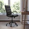 Alamont Mid Back Metal Swivel Office Chair Black - 2 of 4