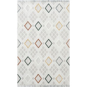 Nuloom Madge Contemporary Tiled Fringe Indoor Area Rug - 1 of 4