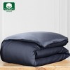 1 Piece Duvet Cover Only - 400 Thread Count 100% Cotton Sateen - Button Closure, Corner Ties by California Design Den - 3 of 4