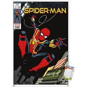 Trends International Marvel Spider-Man: No Way Home - Swinging Comic Unframed Wall Poster Prints - 1 of 4