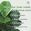 Indoor Outdoor 4FT/5FT/6FT Fiddle Leaf Fig Artificial Tree Faux Floor Plant with Black Planter Pot - 4 of 4