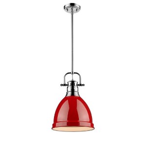 Golden Lighting Duncan Small Pendant with Rod - 1 of 1