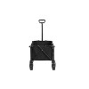 DOMETOUR Folding Wagon Cart with All Terrain Wheels, Heavy Duty Garden Cart, Adjustable Handle, Outdoor Utility Wagon for Camping, Shopping, Sports - 4 of 4