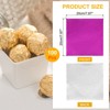 Unique Bargains Textured Surface Chocolate Bar Caramel Aluminum Foil Candy Wrappers 100 Pcs - 2 of 4