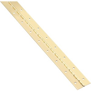 National Hardware 30 in. L Brass Continuous Hinge 1 pk - 1 of 1