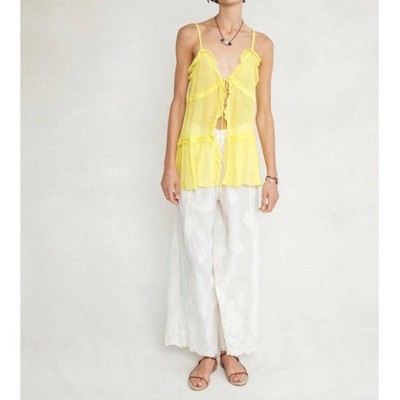 Women's Embroidered Drawstring Pant - CHAN LUU