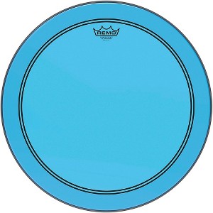 Remo Powerstroke P3 Colortone Blue Bass Drum Head - 1 of 2