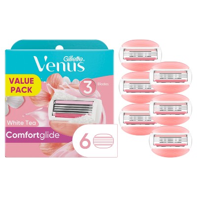 Venus Comfortglide White Tea Women's Razor Blade Refills - 6ct