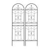 NicBex Metal Garden Arch Rust-Proof Trellis, Garden Trellis Cucumber Trellis for Climbing Plants Outdoor for Garden - 4 of 4
