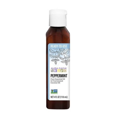 Aura Cacia Ready-to-Use Peppermint Essential Oil Blend - 4 fl oz