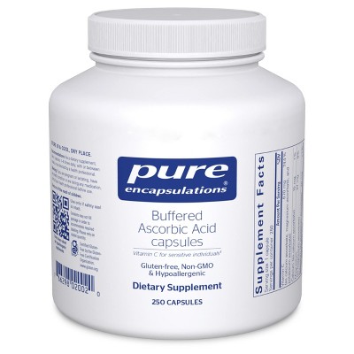 Pure Encapsulations Buffered Ascorbic Acid Capsules - Vitamin C for Sensitive Individuals*