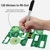 Big Dot of Happiness Shamrock St. Patrick's Day - Assorted Saint Paddy’s Party Gift Tag Labels - To and From Stickers - 12 Sheets - 120 Stickers - 3 of 4