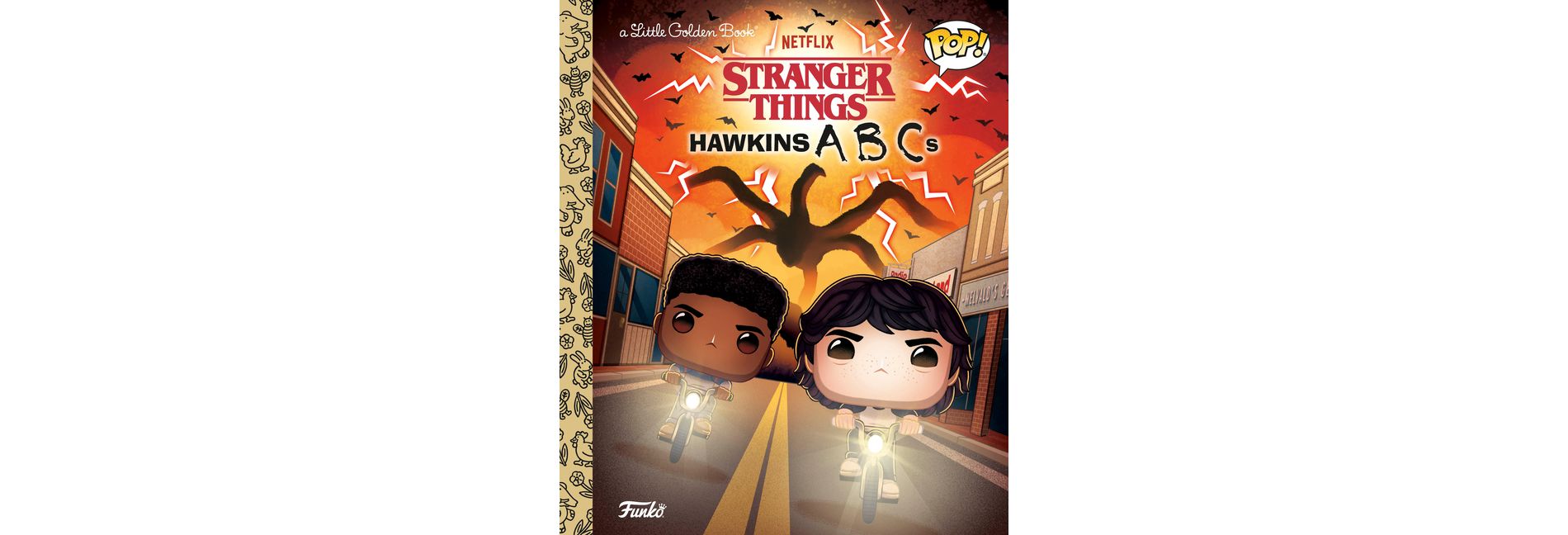 Stranger Things: Hawkins ABCs (Funko Pop!) - (Little Golden Book) by Geof Smith (Hardcover)