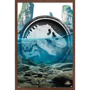 Trends International Jurassic World: Rebirth (2025) - Water Logo Framed Wall Poster Prints - 1 of 4