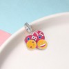 BFF Best Friend Charm European Bead Enamel Over Sterling Silver Ginger Lyne Collection - 2 of 4