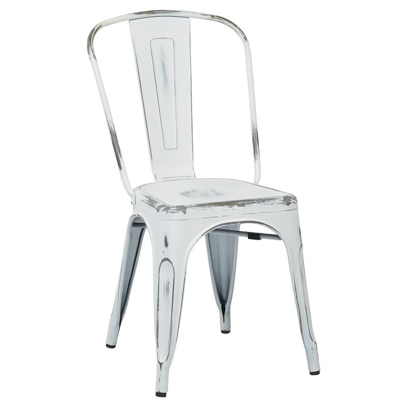 Set of 2 Bristow Armless Chair Metal - OSP Home Furnishings, 1 of 6