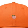 Dalix Lil Peach Embroidered Cotton Summer Cute Outdoor Baseball Cap Dad Hat Womens - 2 of 4