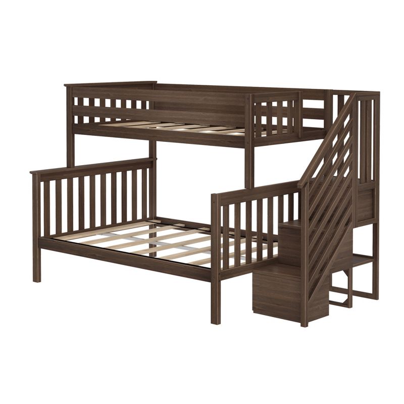 Max & Lily Twin over Full Staircase Bunk Bed, 1 of 6