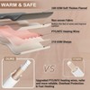 Heated Blanket Electric Throw, Soft Tufted Fasting Heating Blanket, Machine Washable Heated Throw Blanket, 10 Heating Levels, 10 Time Settings - 3 of 4