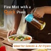 16oz/470ml Glass Olive Oil Sprayer for Cooking – Olive Oil Dispenser Bottle for Kitchen Gadgets and Air Fryer Accessories, Salad, BBQ - Ash - 3 of 4