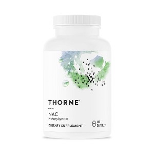 THORNE - NAC - N-Acetylcysteine - 500mg - Supports Respiratory Health and Immune Function*; Promotes Liver and Kidney Detox - 180 Capsules - 1 of 4