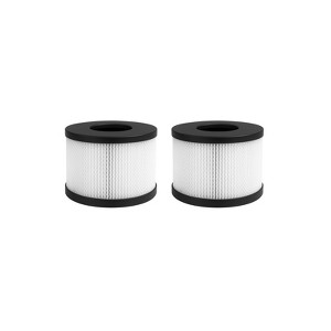 Nispira True HEPA Carbon Filter Replacement Compatible with Partu BS-03 HEPA Air Purifier, 2 Packs - 1 of 4