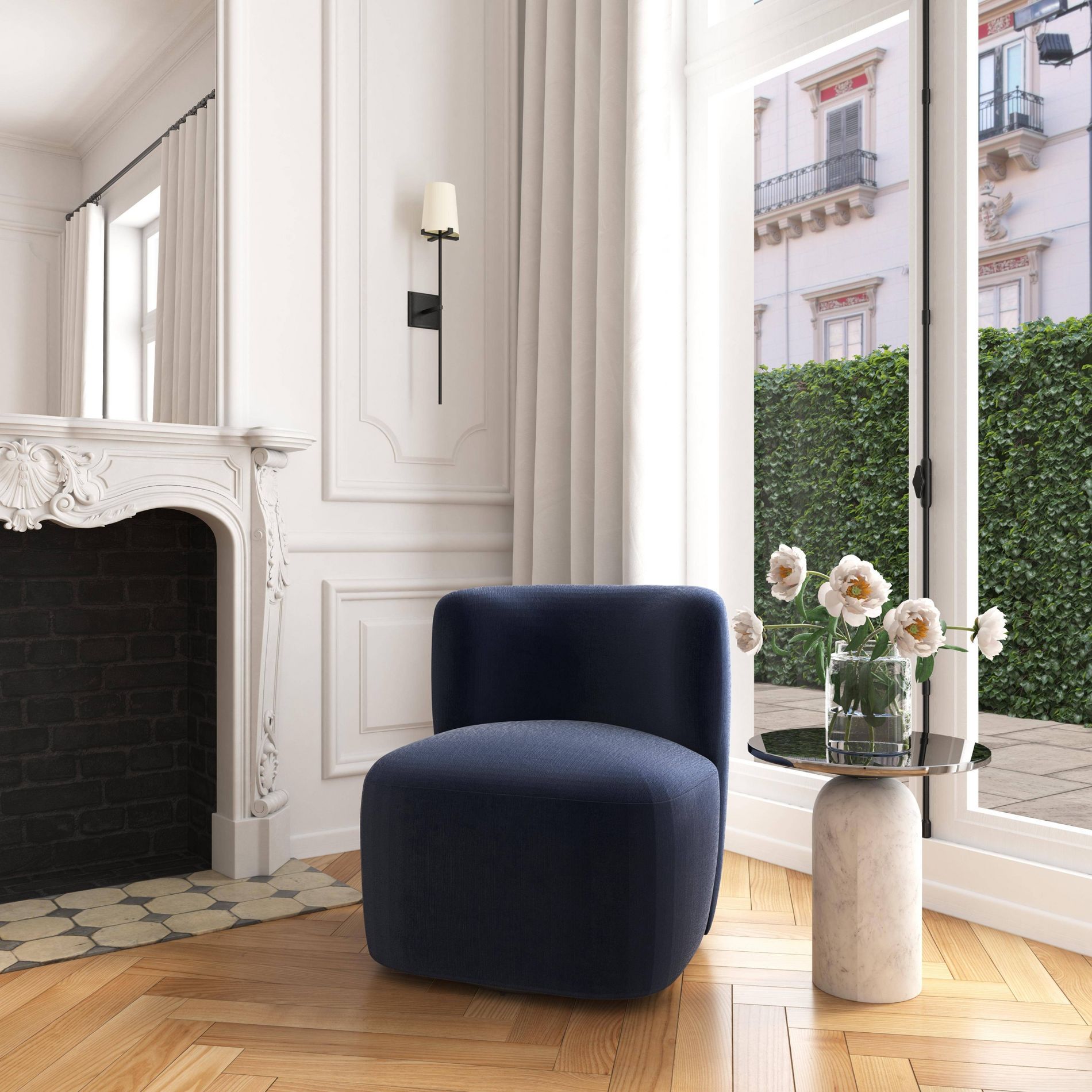 Neko Swivel Chair in Luxe Velvet - Threshold™