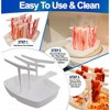 5 Star Super Deals Microwave Bacon Cooker Tray - Rack, Holds 12 Strips Non-Stick, Easy Clean, Fat-Reducing & Dishwasher Safe w/ Splatter Control - 2 of 4