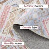 Vintage Area Rug Bohemian Washable Rug Soft Low Pile Rugs for Living Room Bedroom Dining Room - 4 of 4