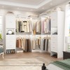 Besiost Set of 3 Corner Closet System with 8 Hanging Rods and 6 Drawers, 10 FT-12 FT Walk-In Closet Organizer - 2 of 4