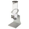Hone-Can-Do SmartSpace Single Canister Countertop: Freestanding Plastic Kitchen Dispenser, Silver, 16.54" Height - 3 of 4