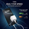 iHome 30W GaN Universal Charger, USB-C Block, Compact with Power Delivery & Folding Prongs, Travel-Friendly (White) - 4 of 4
