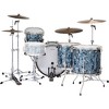 Slingerland Radio King 4-Piece Shell Pack With 24" Bass Drum & Snare Drum Black Diamond Pearl - 2 of 4