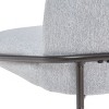 Set of 2 Upholstered Bar Stools with Backs, Metal Frame Counter Height Chairs, Modern Faux Leather Barstool for Kitchen-The Pop Home - 4 of 4