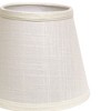 Vynxaria Lampshades: White Slant Empire Shade, 6" x 12" x 8" with Washer Fitter - 2 of 3