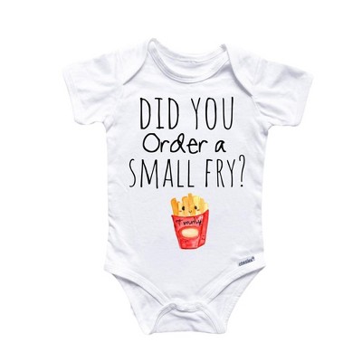 Small Fry Fast Food Onesie® Baby Boy Girl Clothes Infant Bodysuit Funny Cute Newborn GS1