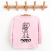 Howdyween Skeleton - Kids Toddler Long Sleeve Tee and Kids Youth Long Sleeve Tee - 2 of 3